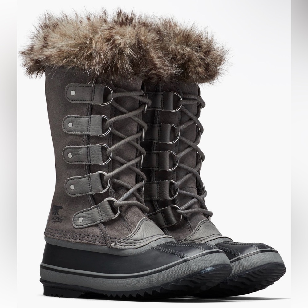 Sorel Women's Black and Brown Winter Boots EUC-7.5
